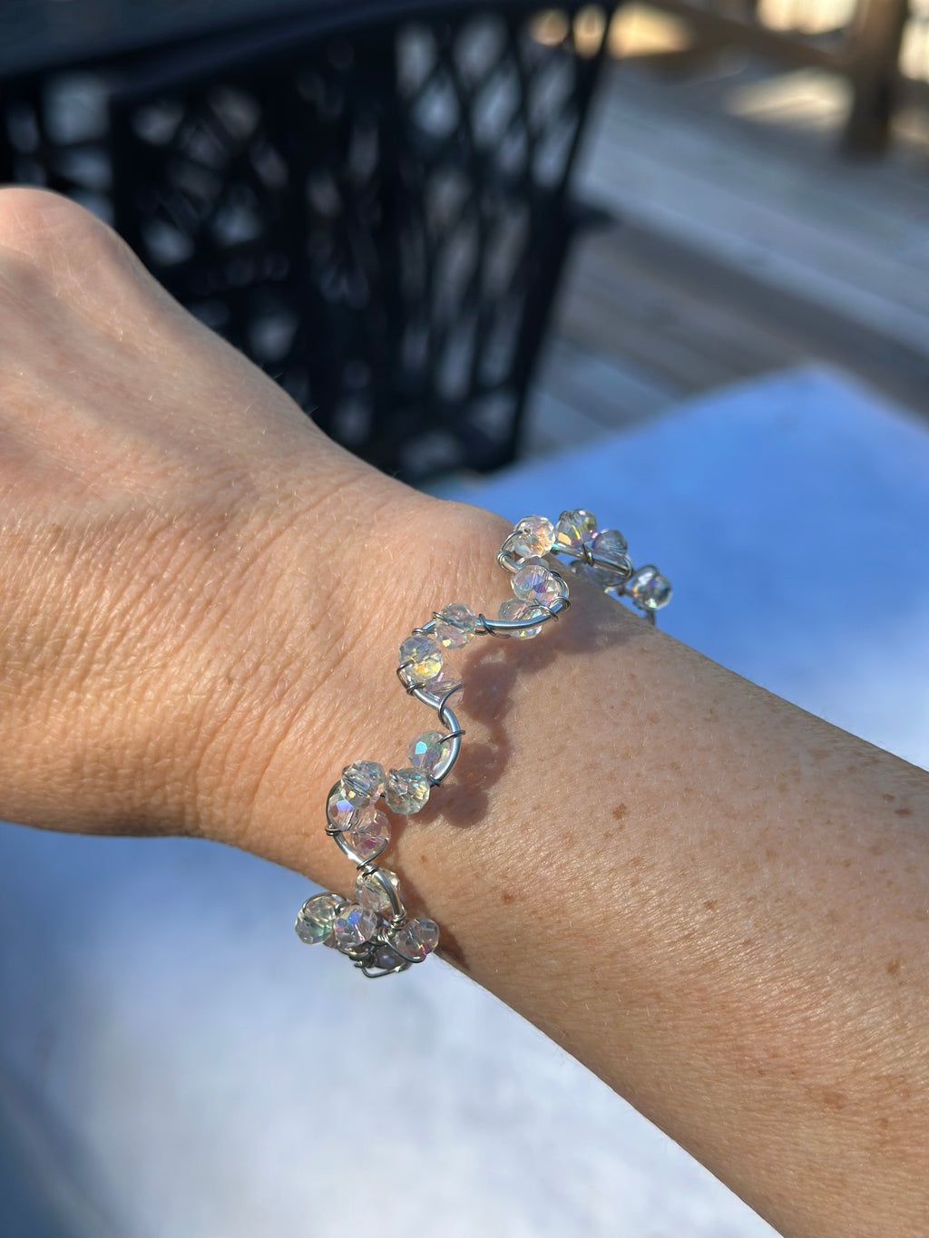 Iridescent Glow Bangle