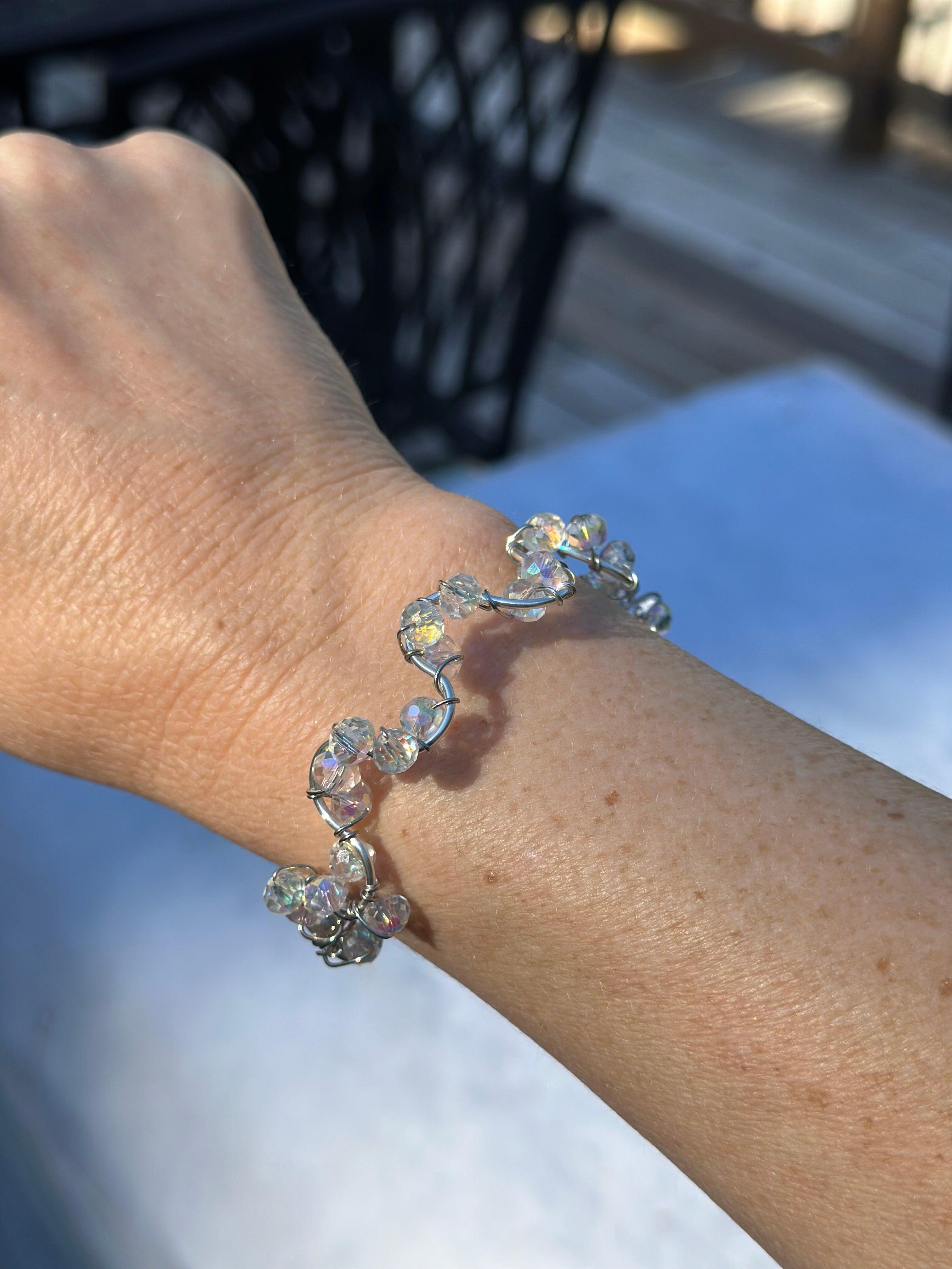 Iridescent Glow Bangle