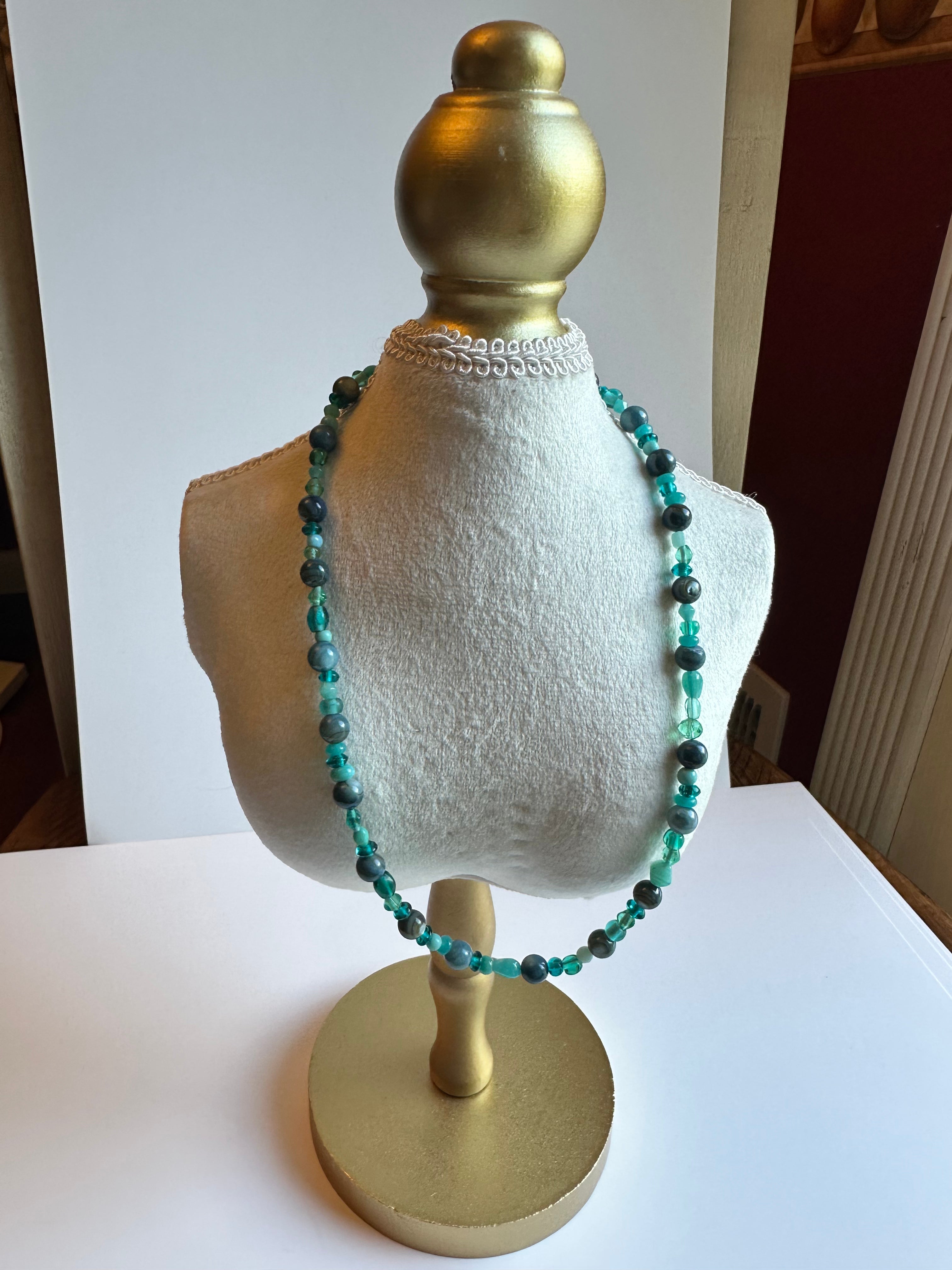 Lagoon Teal Necklace