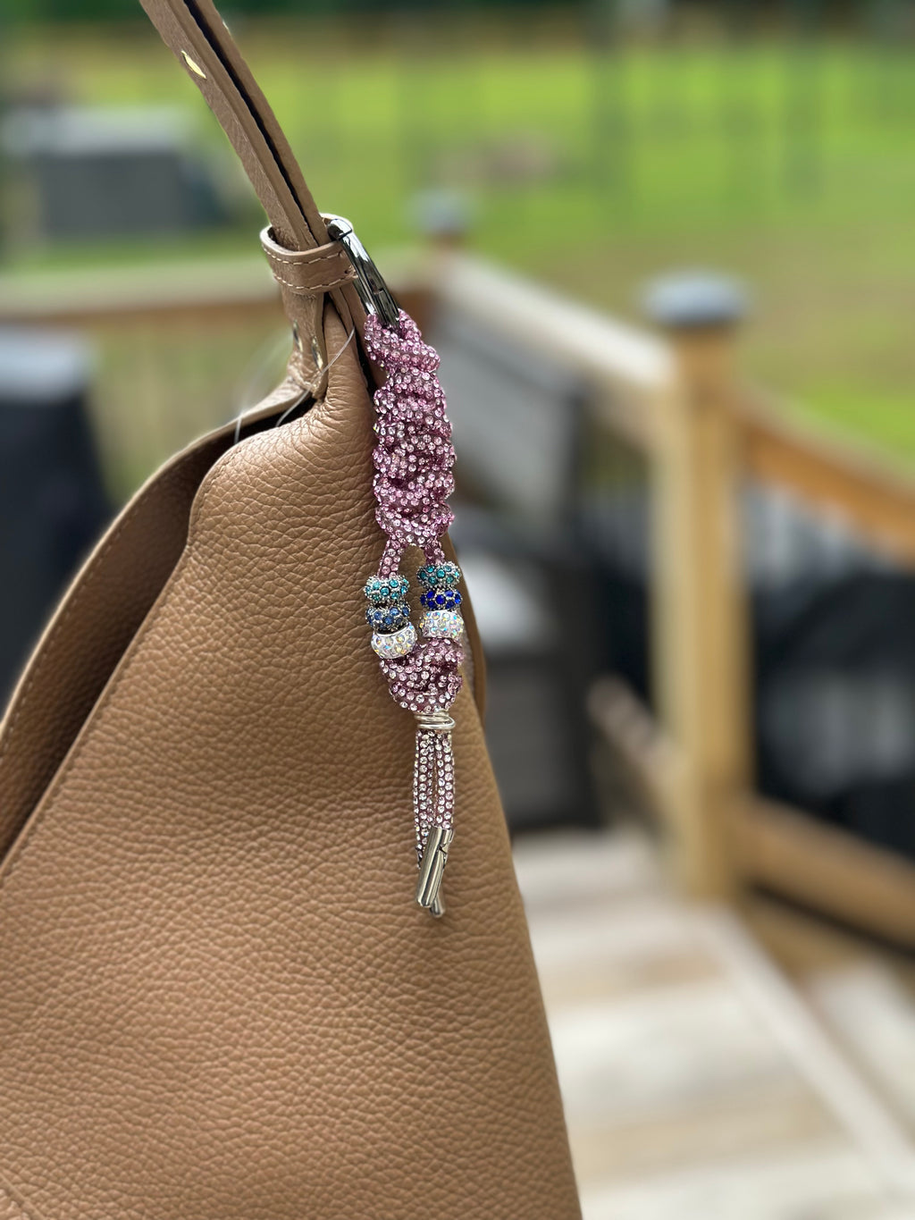 Pink Sands Purse Charm