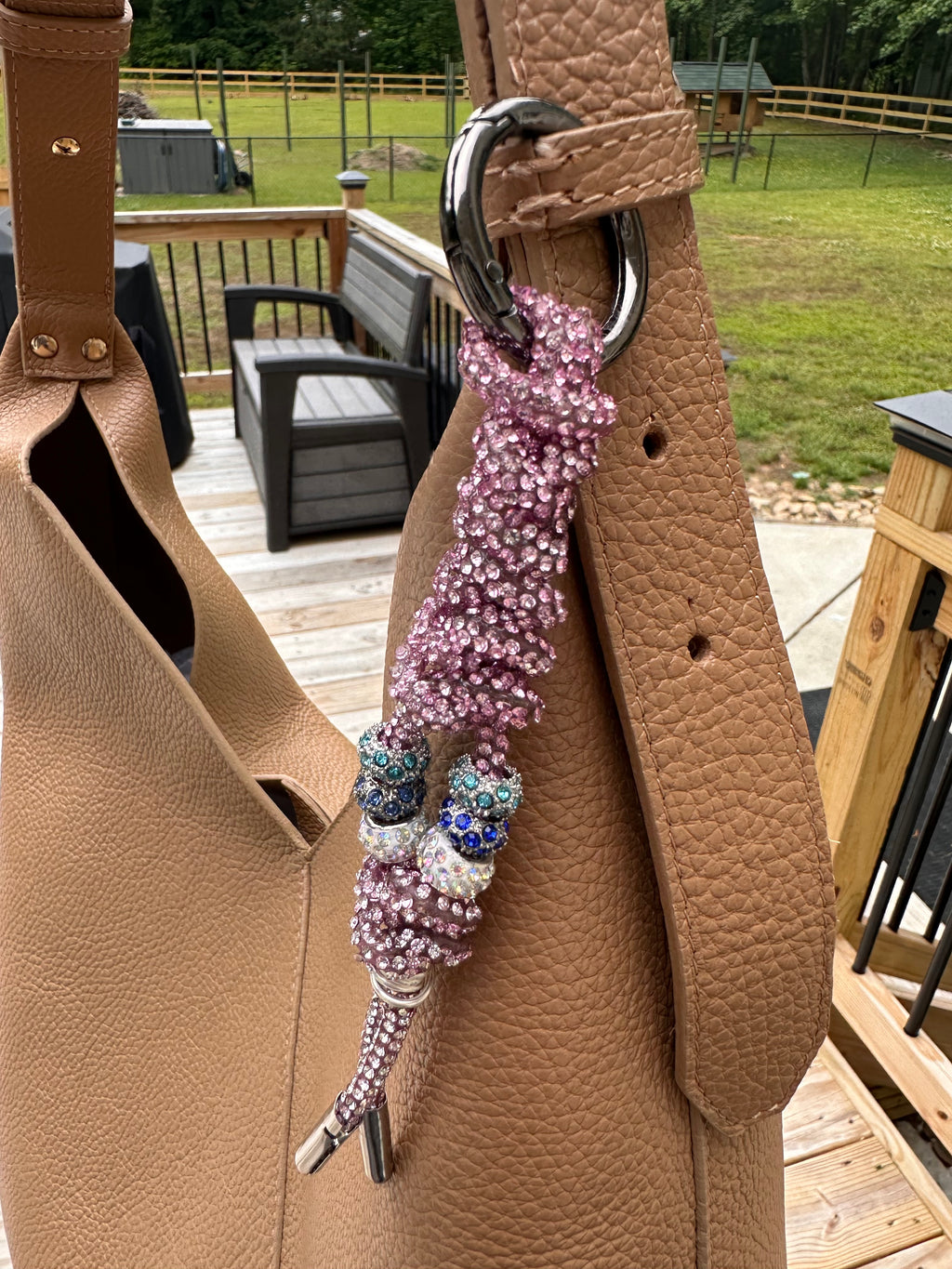 Pink Sands Purse Charm